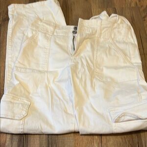 White Cargo Pants